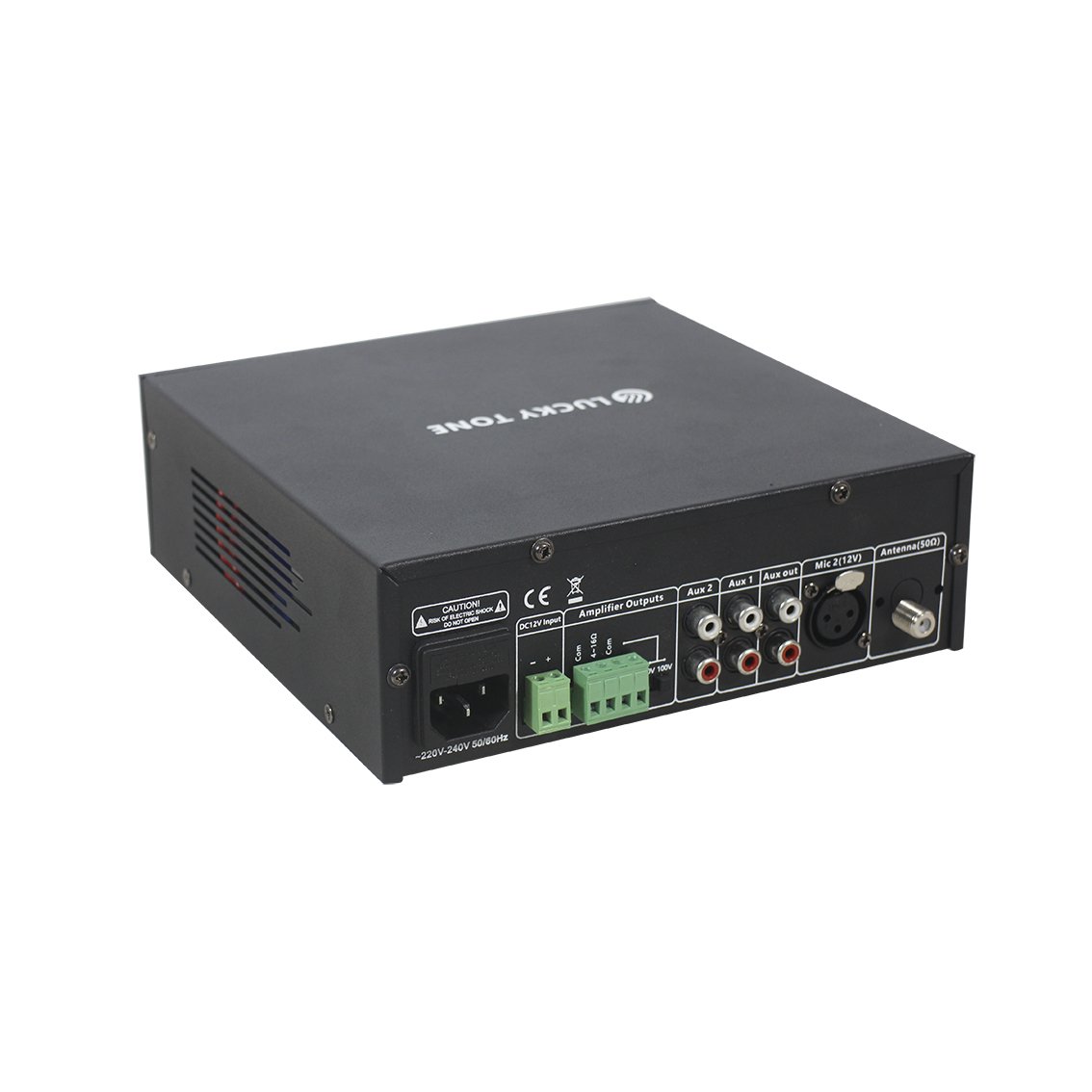 30W Mixer Power Amplifier with USB, Bluetooth, DAB Tuner, EQ, and Backup Battery