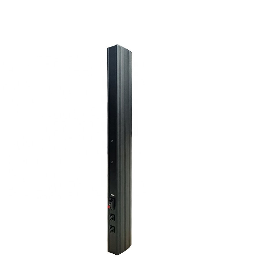 Aluminum mini line array speakers sound system 12*2.5inch column loudspeakers conference loudspeaker