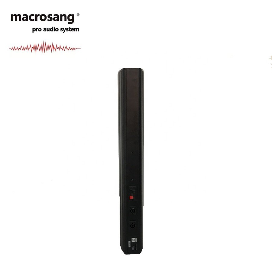 Aluminum mini line array speakers sound system 12*2.5inch column loudspeakers conference loudspeaker