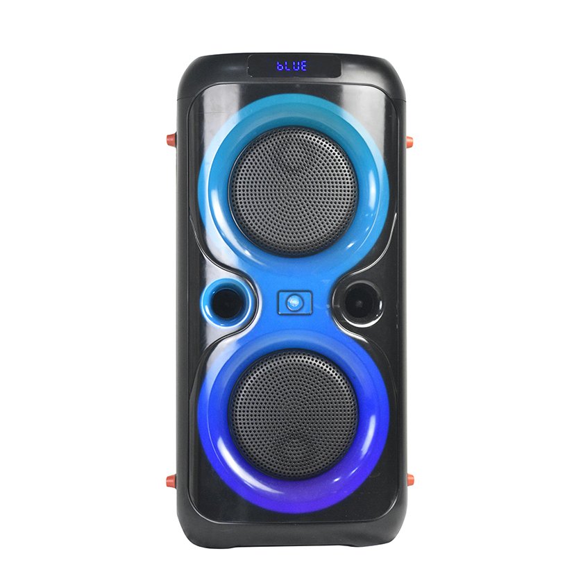 TWS Wireless Speaker With Handle Dual 6.5 inch Rechargeable DJ Boombox Box Sound BOX Audio Party Speaker
