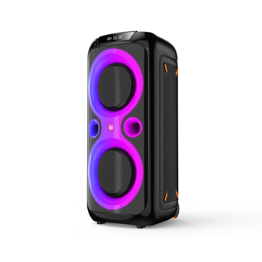 TWS Wireless Speaker With Handle Dual 6.5 inch Rechargeable DJ Boombox Box Sound BOX Audio Party Speaker