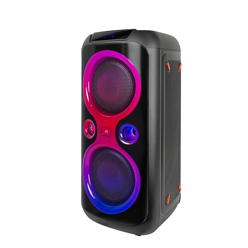TWS Wireless Speaker With Handle Dual 6.5 inch Rechargeable DJ Boombox Box Sound BOX Audio Party Speaker