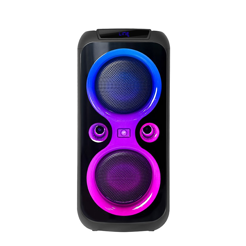 TWS Wireless Speaker With Handle Dual 6.5 inch Rechargeable DJ Boombox Box Sound BOX Audio Party Speaker