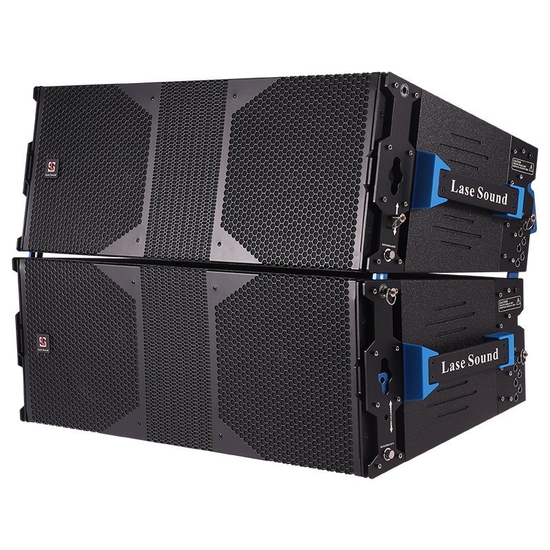 Powered 12 inch line array speaker large stage performance active dual 12 inch line array Professional audio video sound system