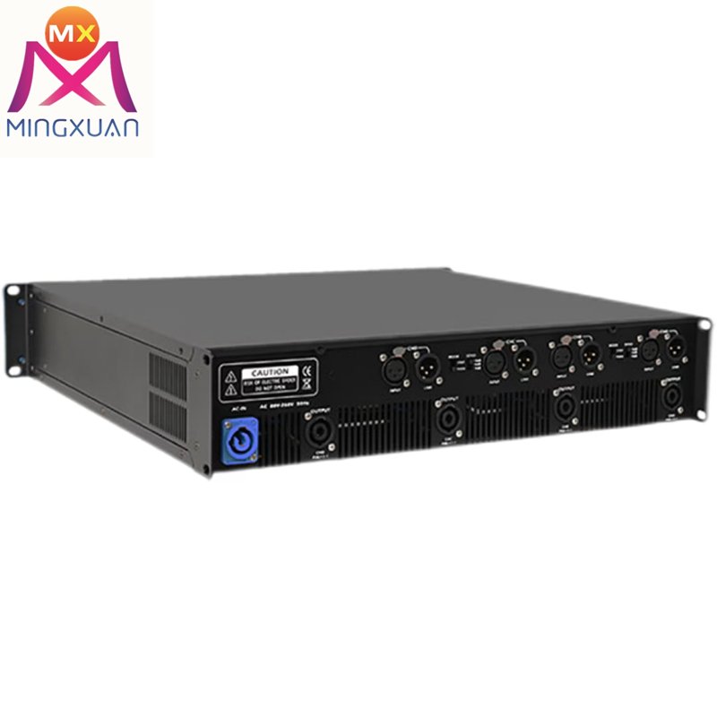 Power Amplifier 4CH Class D pro Audio Digital speaker dj mixer use ktv bar big events