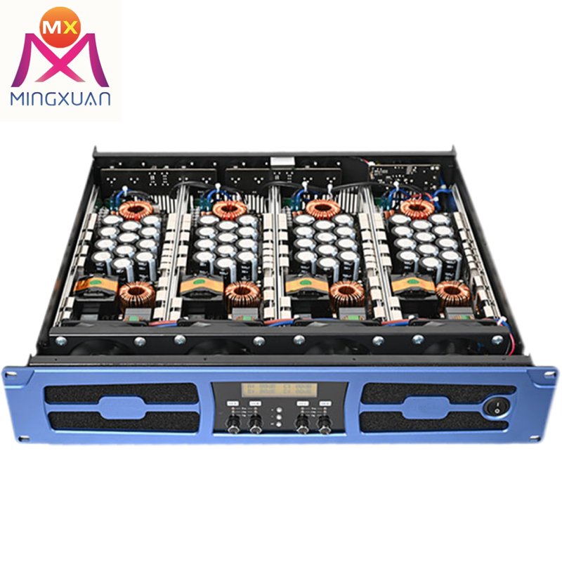 Power Amplifier 4CH Class D pro Audio Digital speaker dj mixer use ktv bar big events