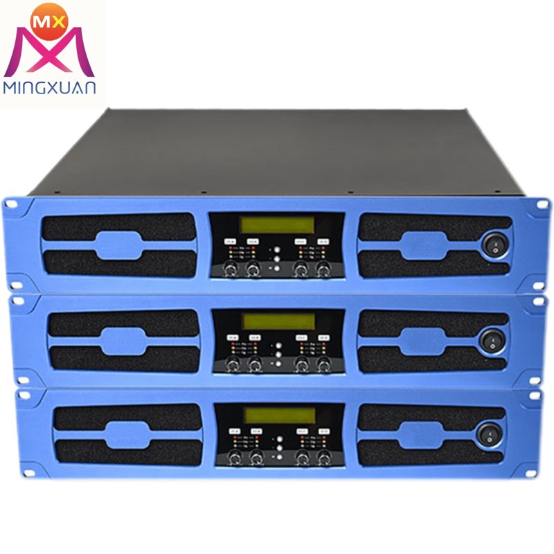 Power Amplifier 4CH Class D pro Audio Digital speaker dj mixer use ktv bar big events