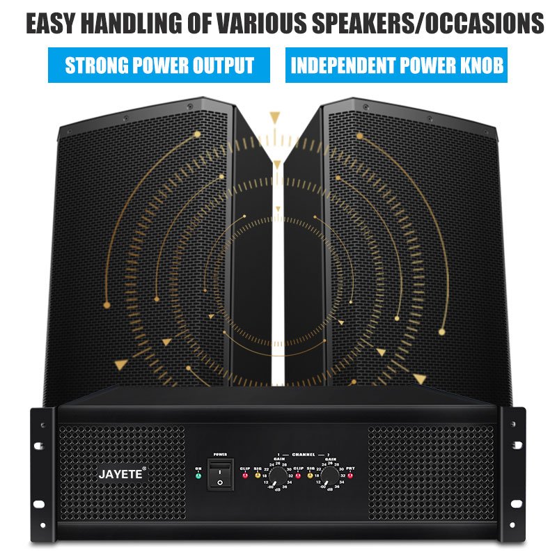 jayete professional audio 4 channel class td 2200w subwoofer power amplifier outdoor PA system sound amplificador de potencia