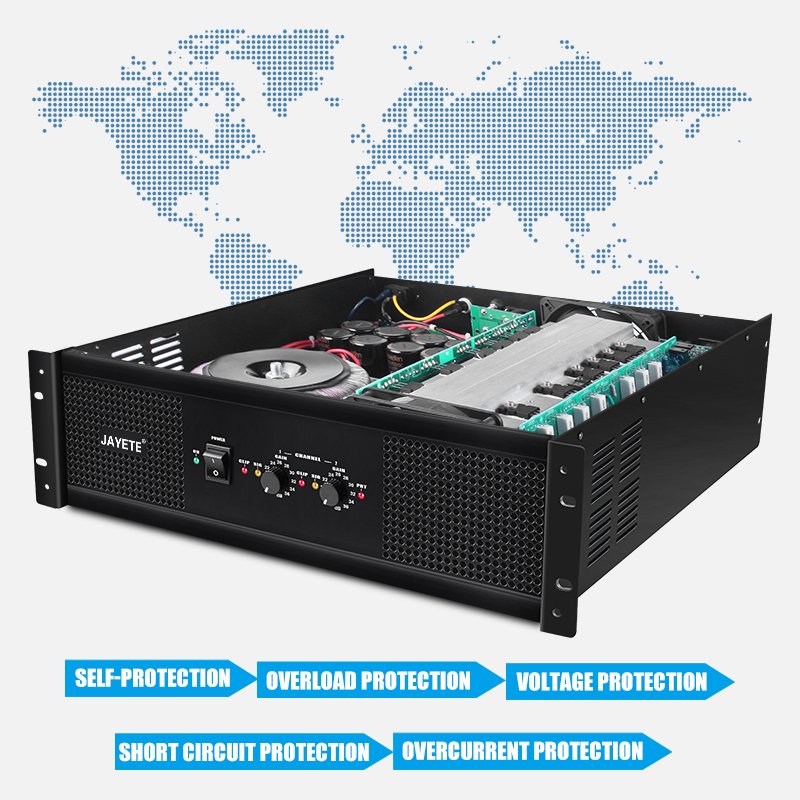 jayete professional audio 4 channel class td 2200w subwoofer power amplifier outdoor PA system sound amplificador de potencia