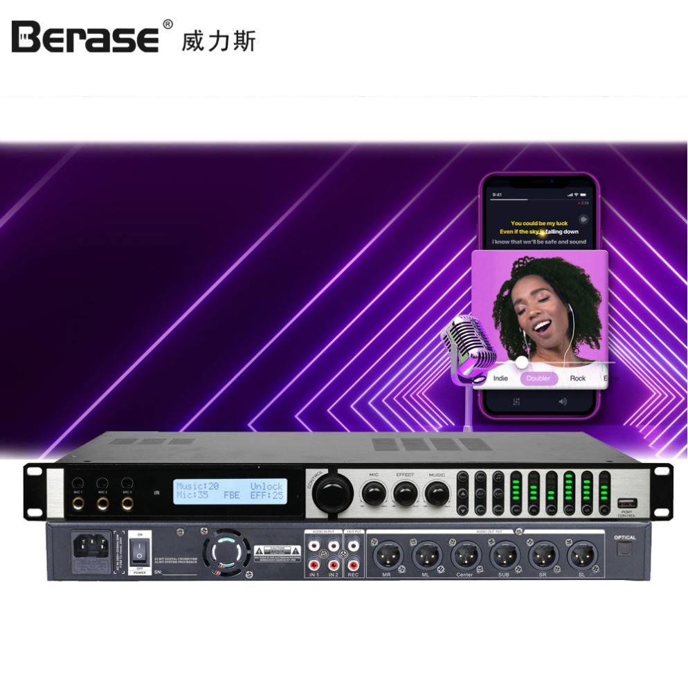 Berase Audio Peripheral Equipment Professional Sound System Equalizer audio effect Compressor