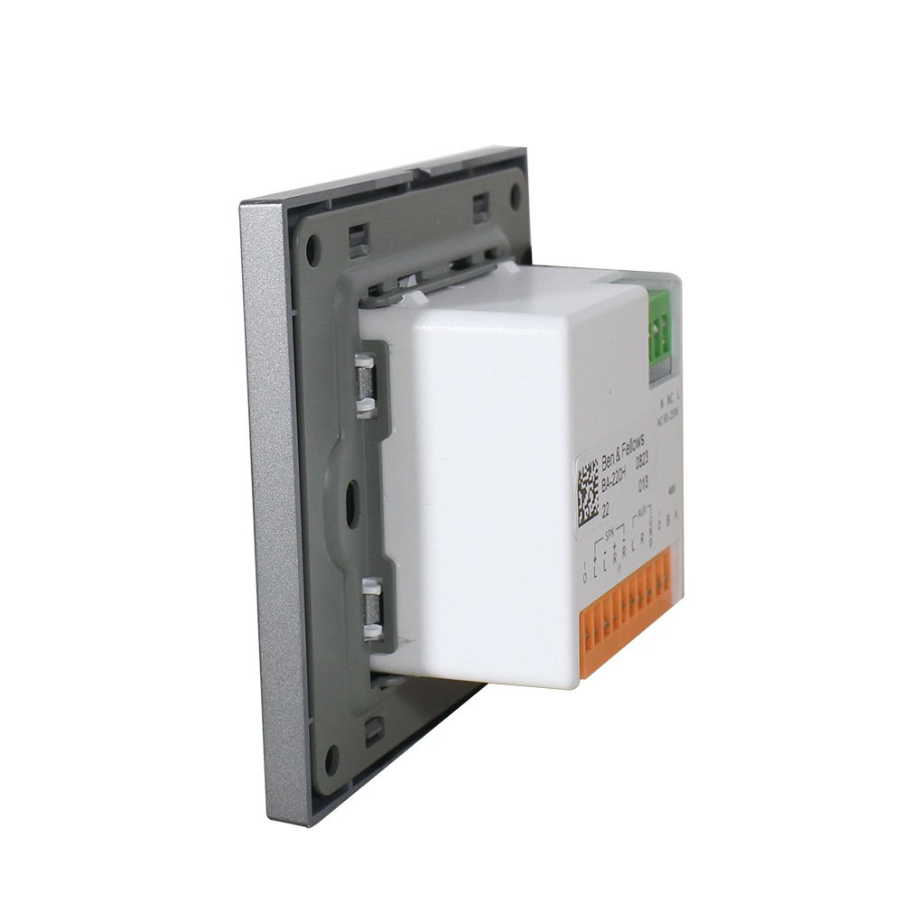 Professional 2*20W 2-Channel Bluetooth Wall Amplifier Color Screen Class-D Audio System Home Commercial Use