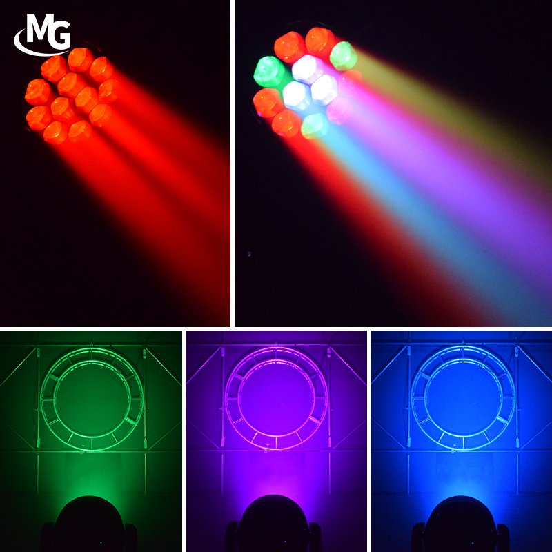 12x40W LED Bee Eyes Wash Zoom Moving Head Stage Light 12*40W RGBW 4in1 Moving Stage Light For Dj Night Club Bar