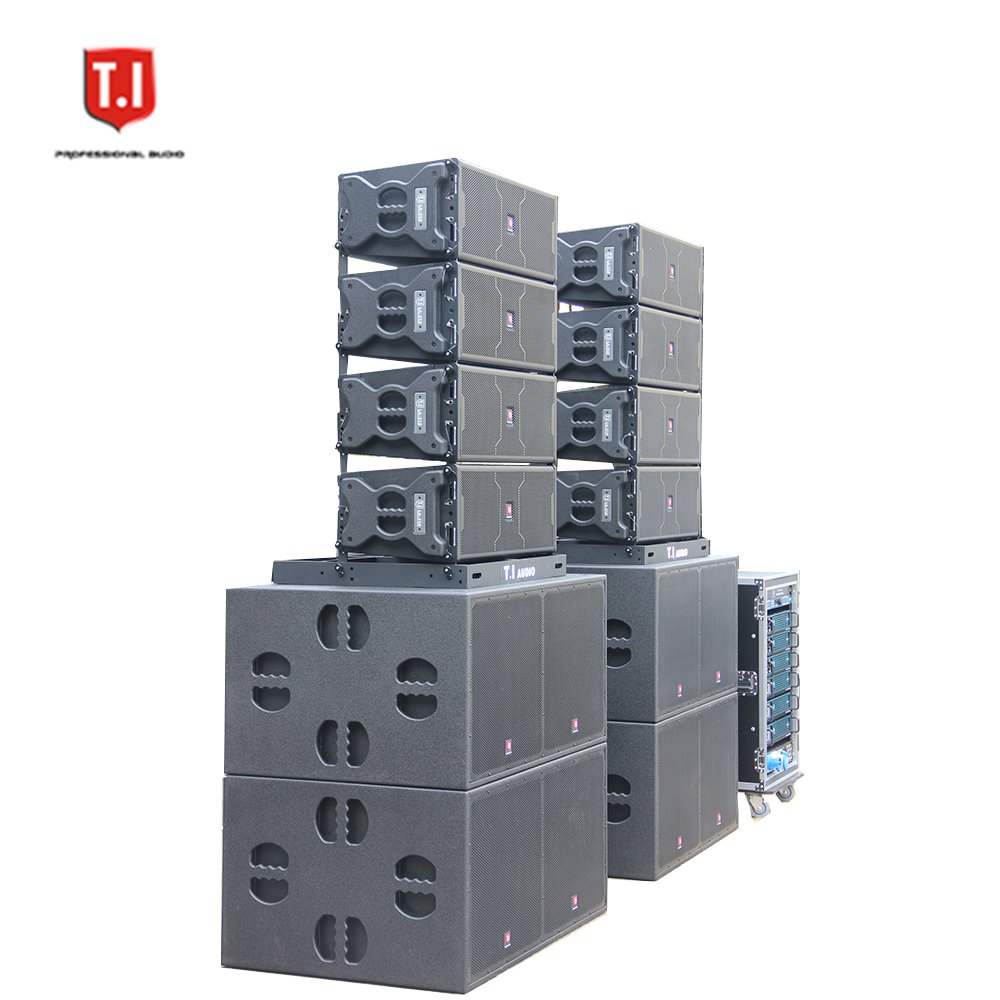 LA-210 dual 10 inch two way line array professional sound system array speaker for church events