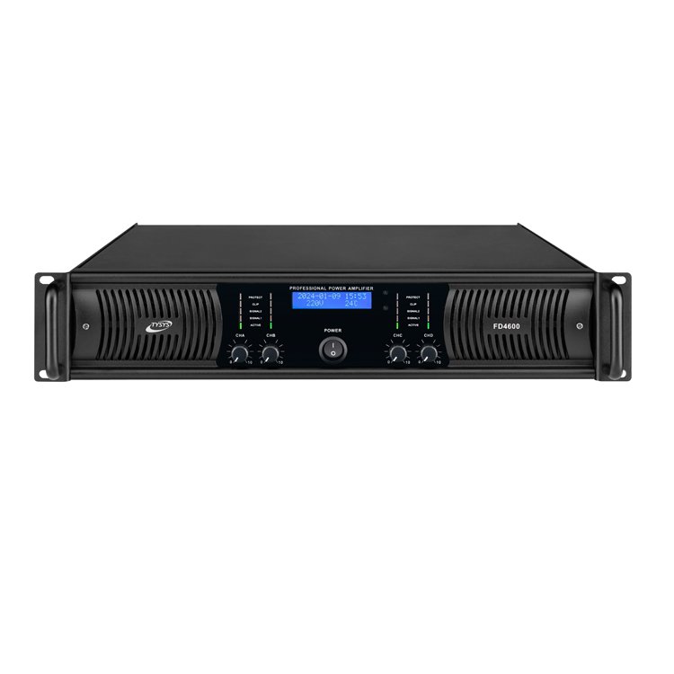4*800w professional amplifier audio sound equipment/amplifiers/speaker for stage