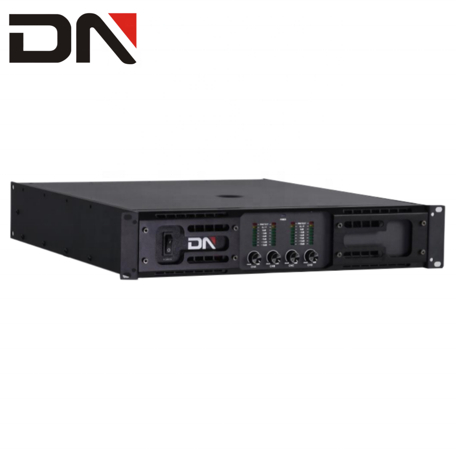 DN power amplifier 1000W 1200W 2U 4 Channel Class AB power amplifier professional amplifier