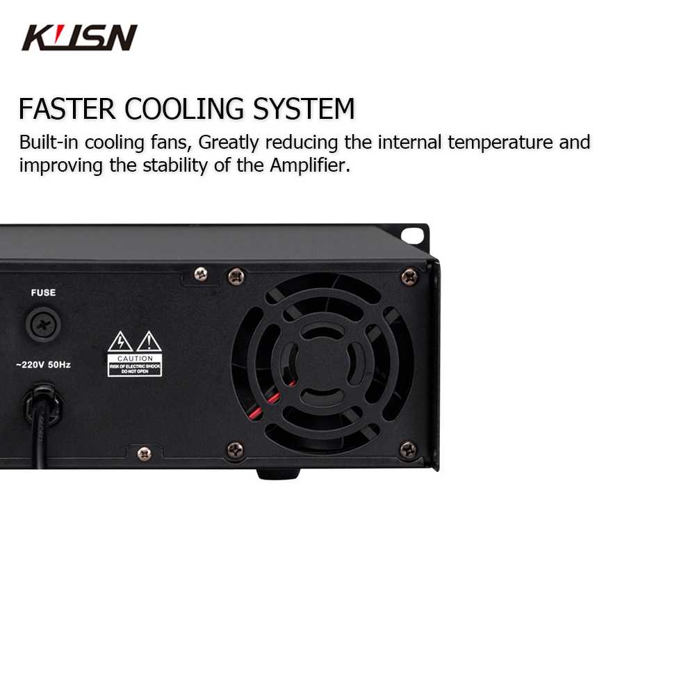 360 Watts 2U Audio Pure Power Amplifier Powered Class Ab Power Amplifier Professional Sound Pa System