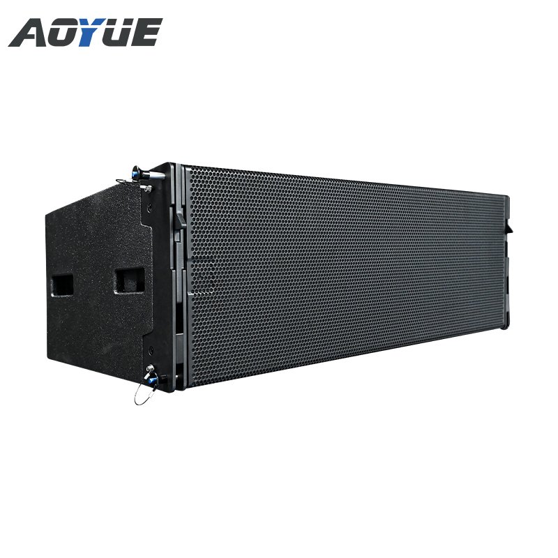 Aoyue outdoor audio sound system passive double 12 inch line array speaker