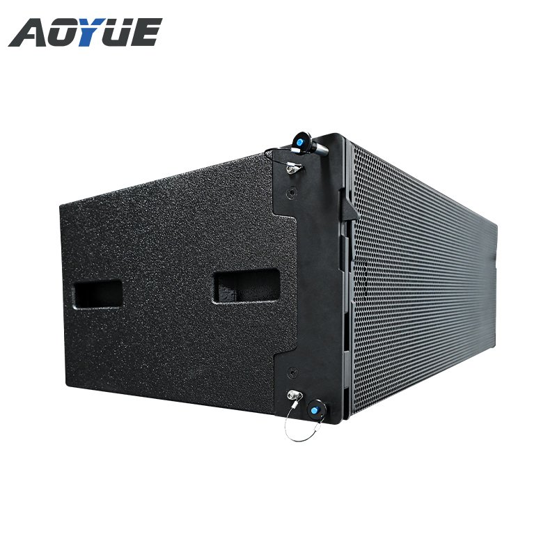 Aoyue outdoor audio sound system passive double 12 inch line array speaker