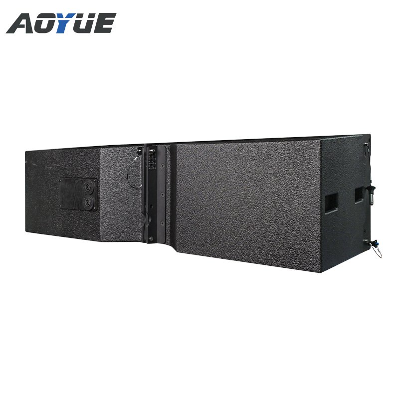 Aoyue outdoor audio sound system passive double 12 inch line array speaker