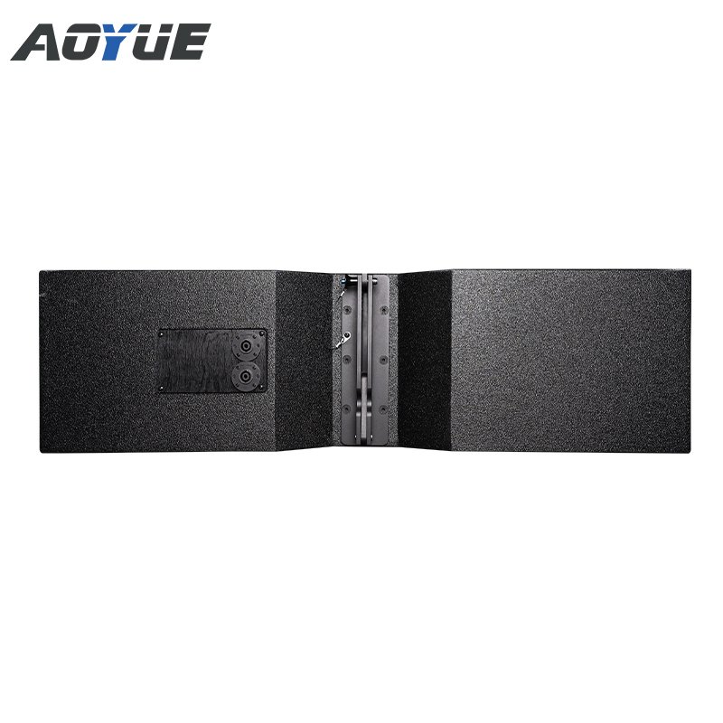 Aoyue outdoor audio sound system passive double 12 inch line array speaker