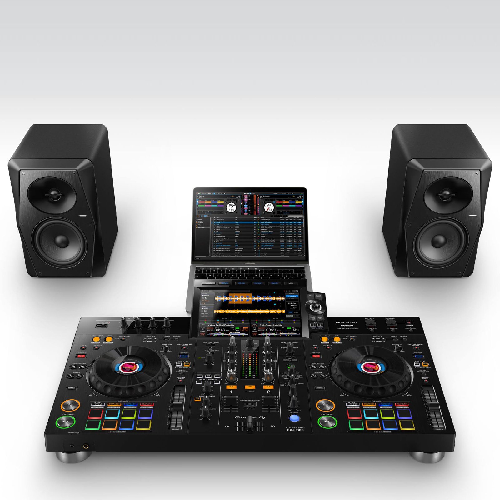 XDJ-RX3 professional 2 channel performance all-in-one DJ sound system speaker dj controller audio console mixer amplifier