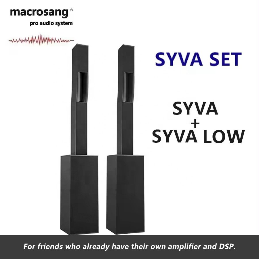 SYVA two-way 6*5 inch mini line array speaker sound system column loudspeakers outdoor sound full system set