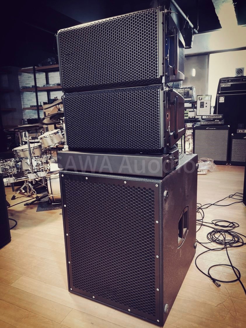 hdl 28-a active two-way line array audio set sound bar with subwoofer complete professional sound system sound equipment