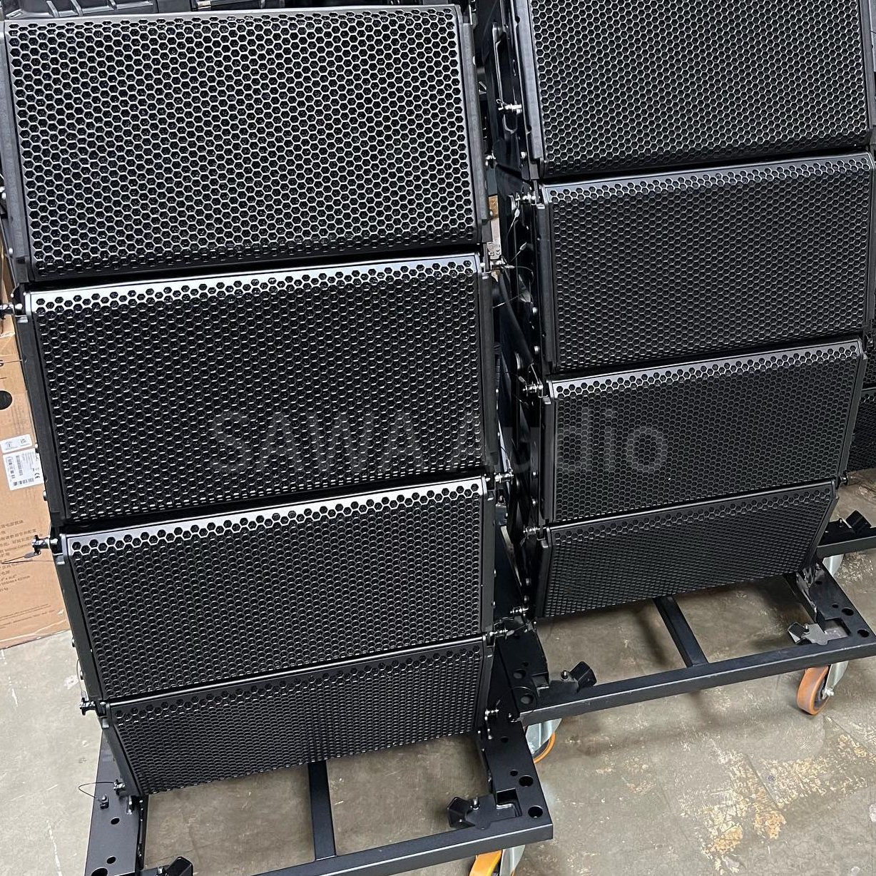 hdl 28-a active two-way line array audio set sound bar with subwoofer complete professional sound system sound equipment