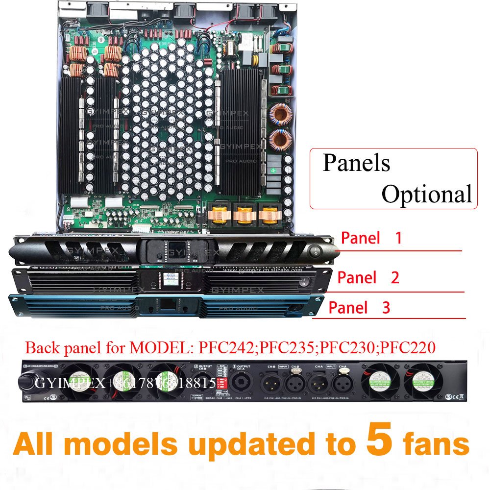110v 220v all voltage PFC live sound equipment power tube amplifier 2 channel sound equipment professional power amplifier