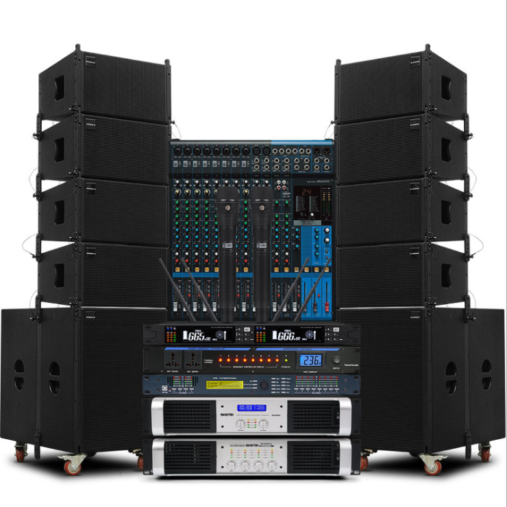 Professional Passive 10 inch line array speaker outdoor sound system dj equipment