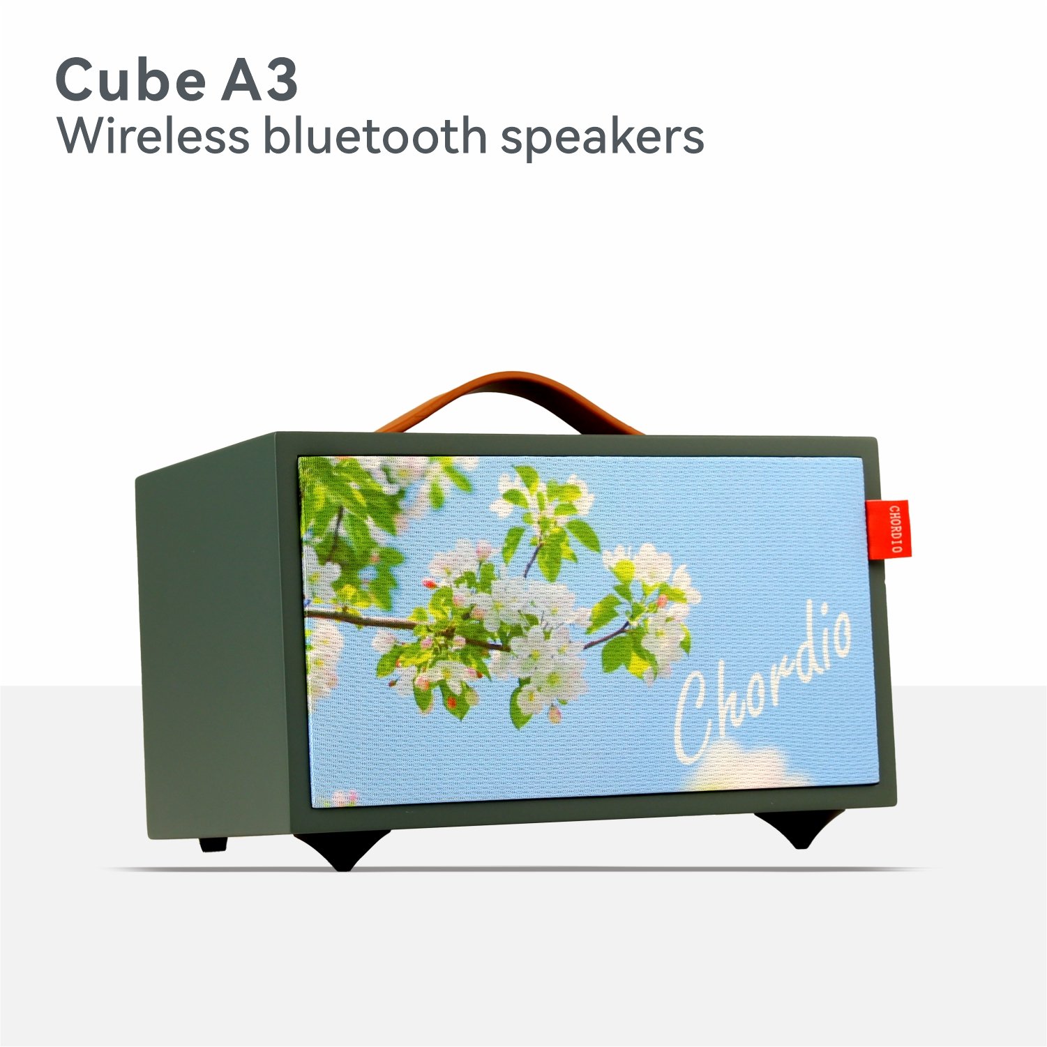 CHORDIO A3 portable sound box travel music speaker, bluetooth wireless sound equipment, colorful audio unit