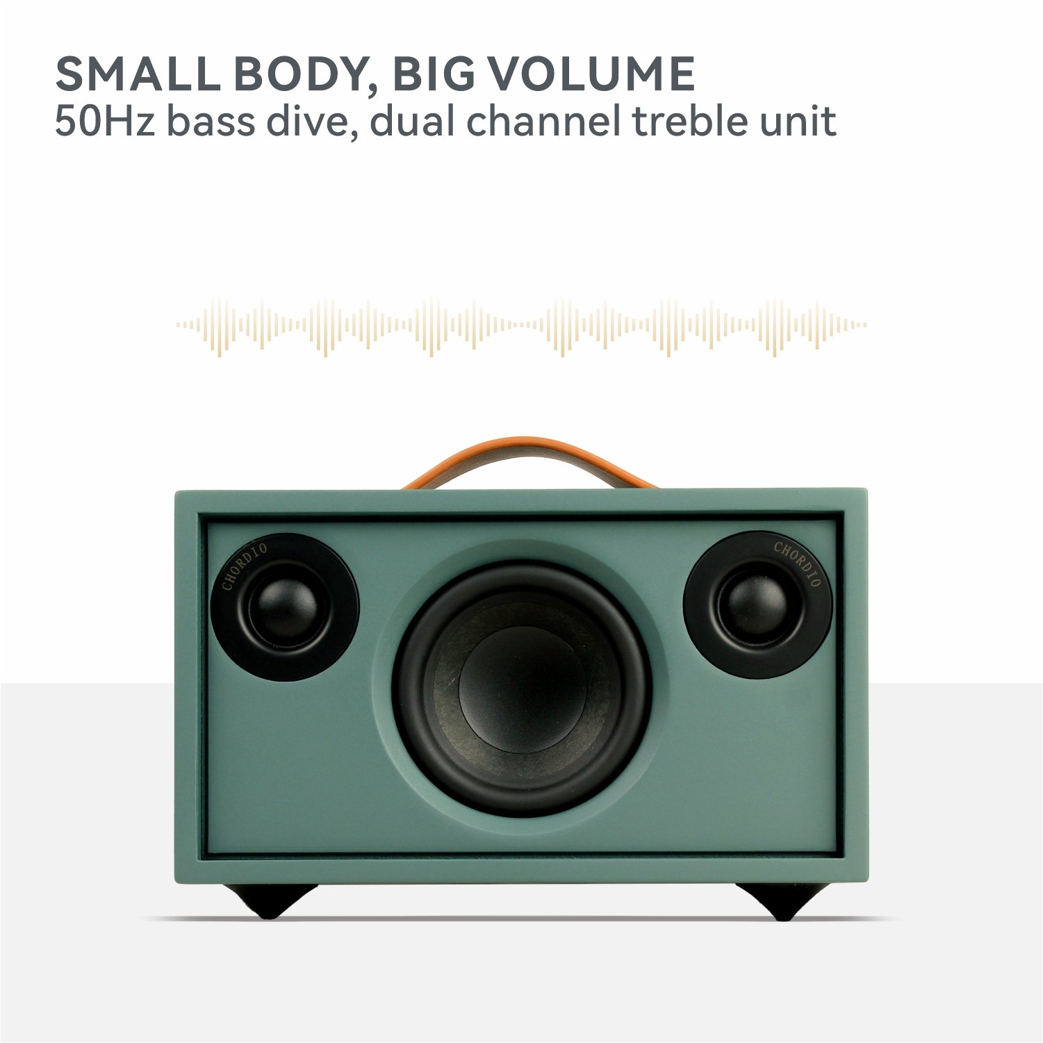 CHORDIO A3 portable sound box travel music speaker, bluetooth wireless sound equipment, colorful audio unit