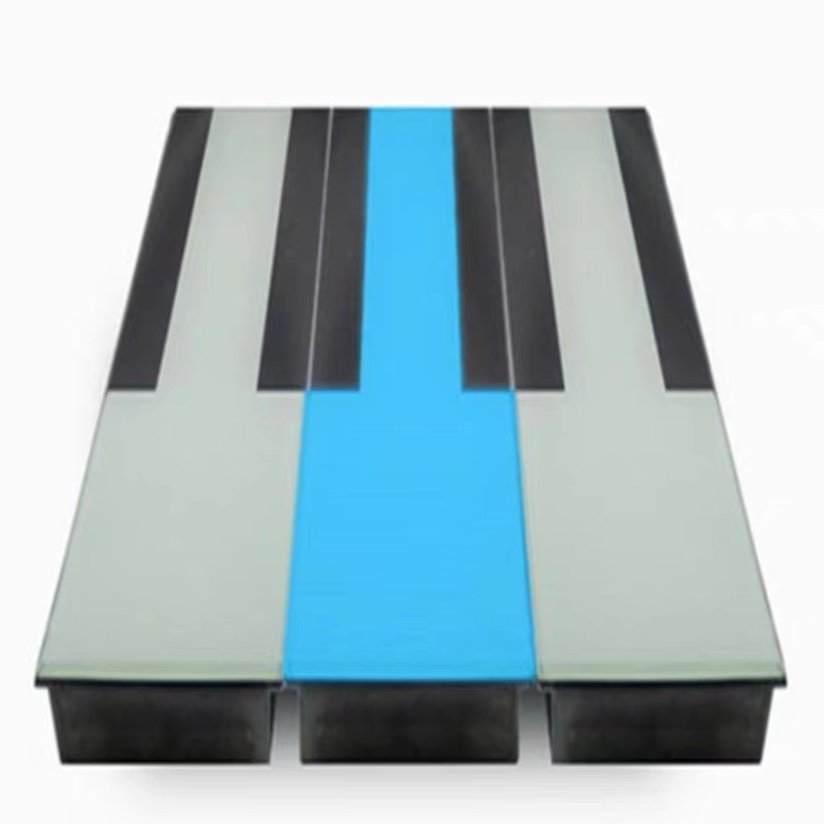 Programmable Led Music Piano Audio Dance Floor Waterproof RGB Color Changing Piano Led Dance Floor With Sound Piano Tiles