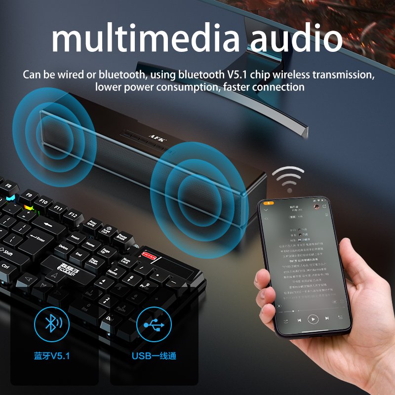 new trending products Portable Wireless Sound Bar Bluetooth Speakers With FM Radio electronic gadgets smart home theater popular