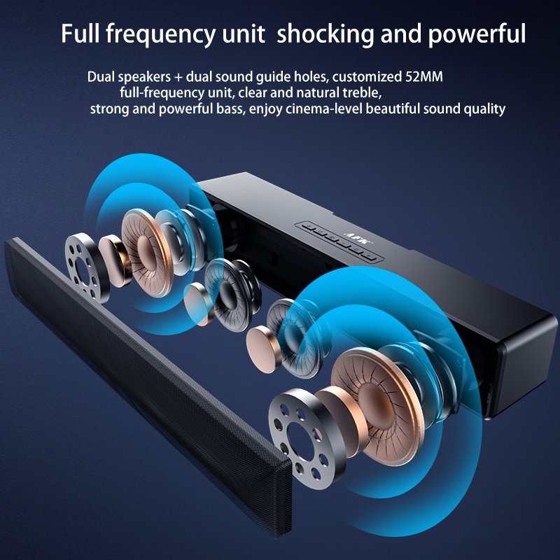 new trending products Portable Wireless Sound Bar Bluetooth Speakers With FM Radio electronic gadgets smart home theater popular