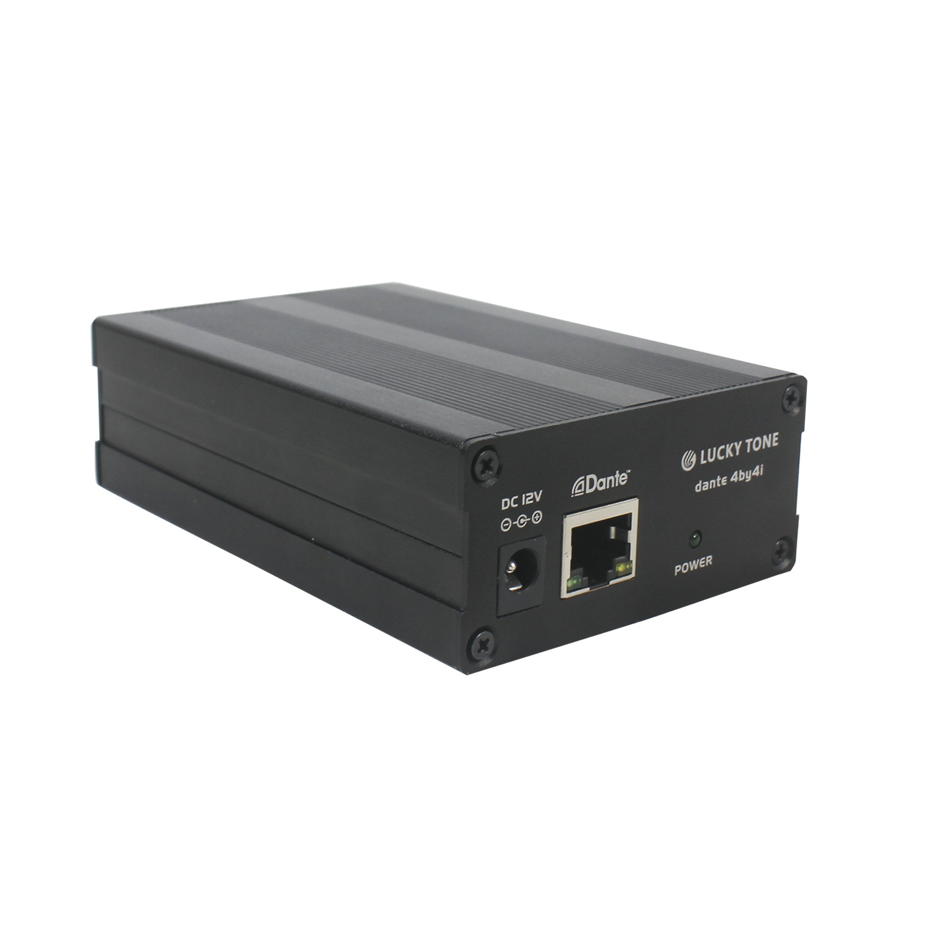 4 In 4 Out Professional AES67 Sound Processor Dante audio Converter/Transmitter Supporting POE Power Supply