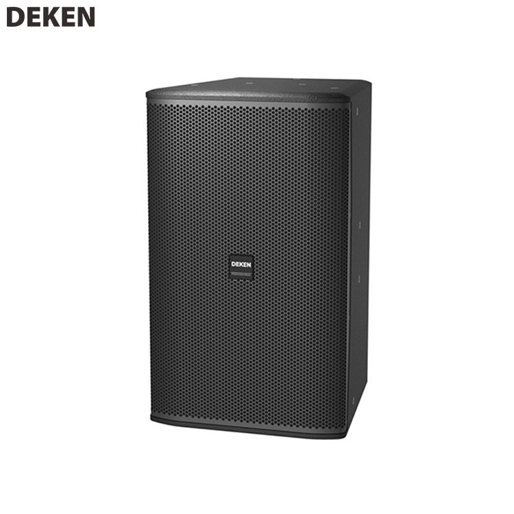 DEKEN CLUB XR12B Factory Supply Professional Audio Equipment 300W 12" Rear Lead Sound Box Entertainment Speaker for Stage/Party