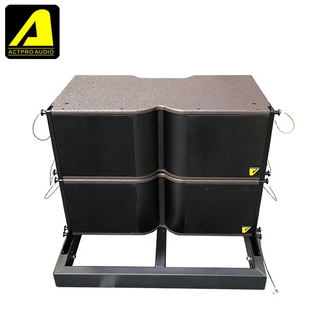 ACTPRO AUDIO KR210 Professional 10-Inch Dual Line Array Stage Speaker Audio Sound Equipment for Stages