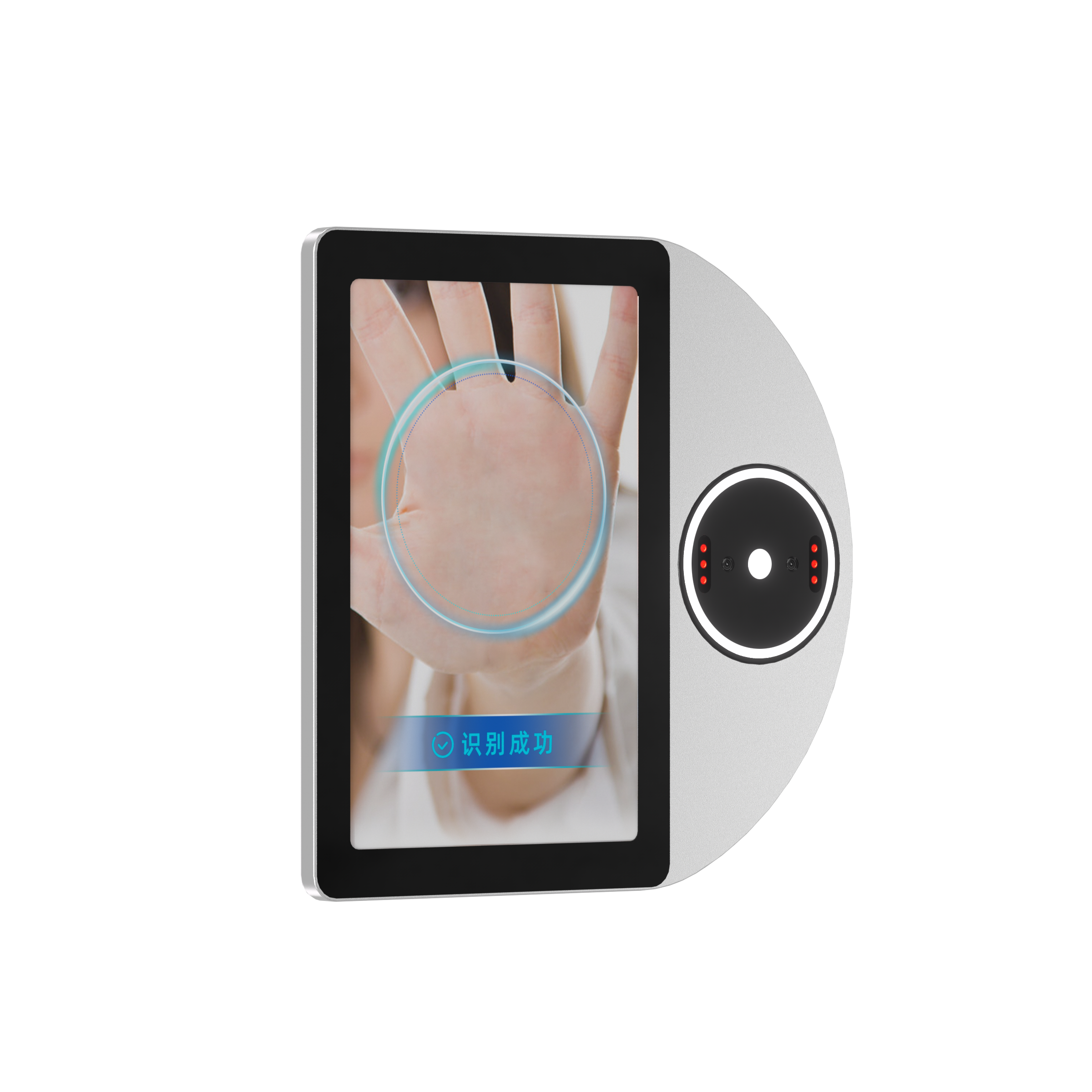 Factory Price 8-inch Biometric Palm Finger Reader Face Recognition Attendance Face Palmar Vein Detection Access Control