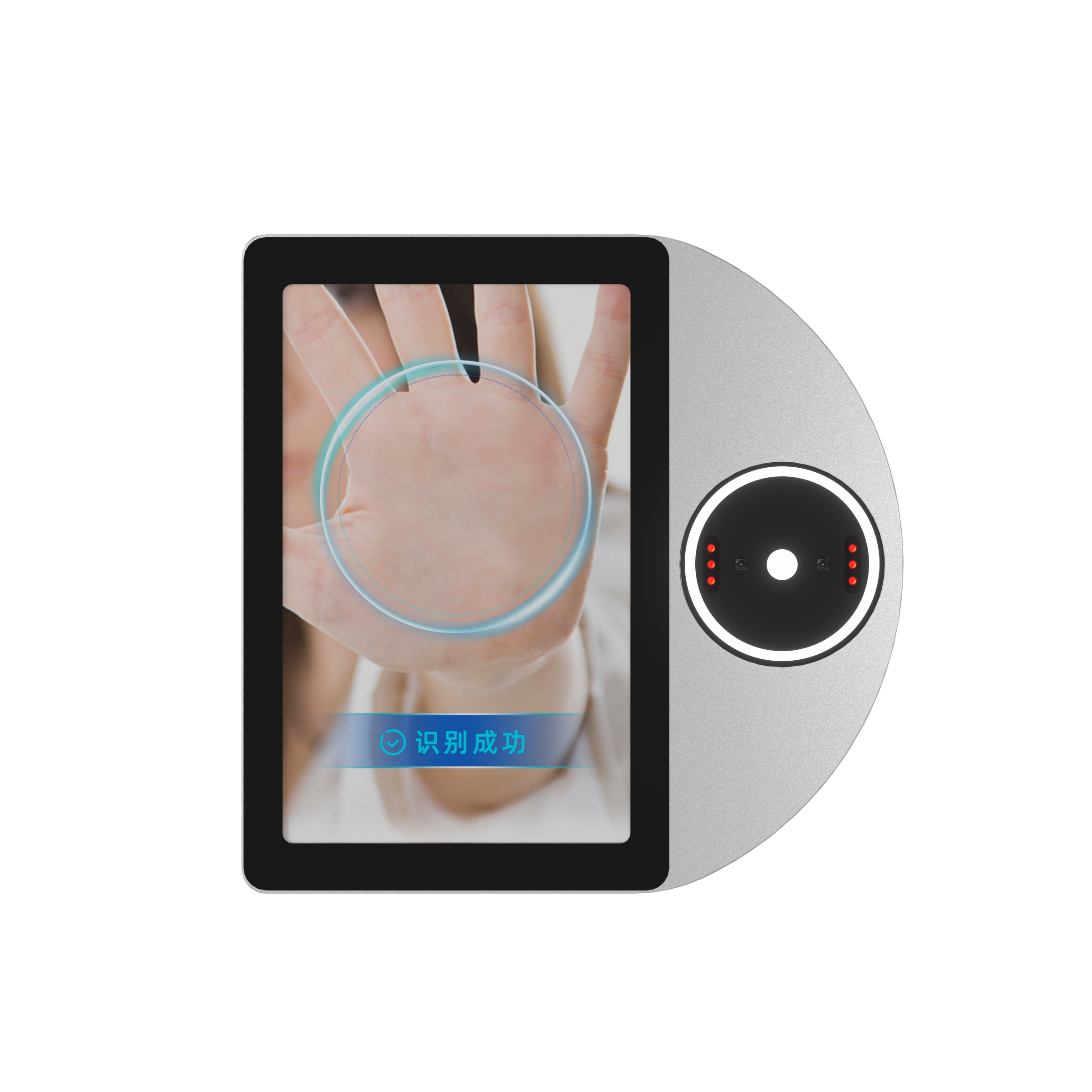 Factory Price 8-inch Biometric Palm Finger Reader Face Recognition Attendance Face Palmar Vein Detection Access Control