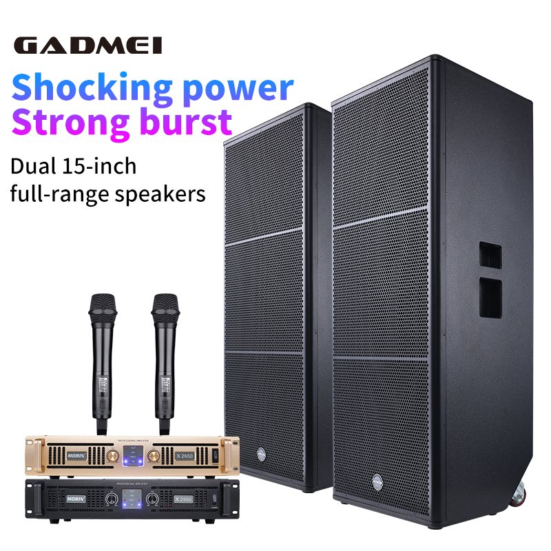 12 15 dual inch pa speaker system passive party speaker professional speakers audio system sound