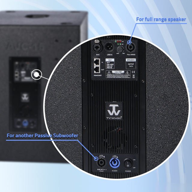 500/700W Active Outdoor Audio Dual 8 15 Inch DJ Power Speaker BoxMini Column Line Array Speakers System