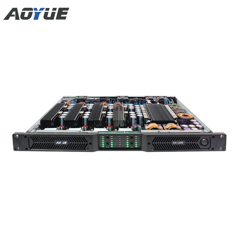 D4-1300 Suit for line array full range speaker (2Ω) sound equipment 4 channel amplificateur audio 1500w amplifier