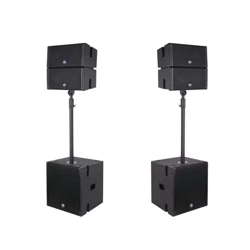 Morin High-Fidelity Modular Line Array Speaker 2400W Power Adjustable Reverb Neodymium Drivers for Parties and Live Performances