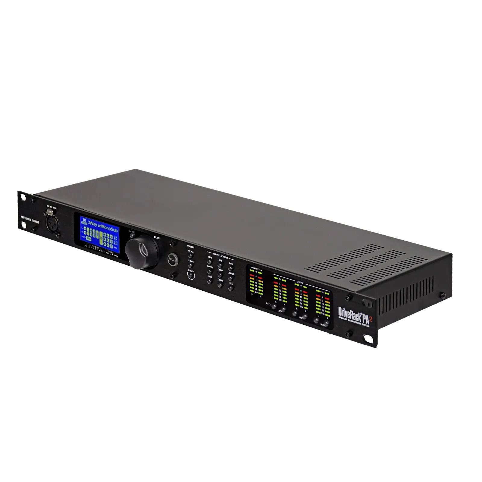 Professional Drive Rack PA2 2 In 6 Out 2 In 6 Out DSP Digital Audio Processor For Sound System Stage Sound Equipment
