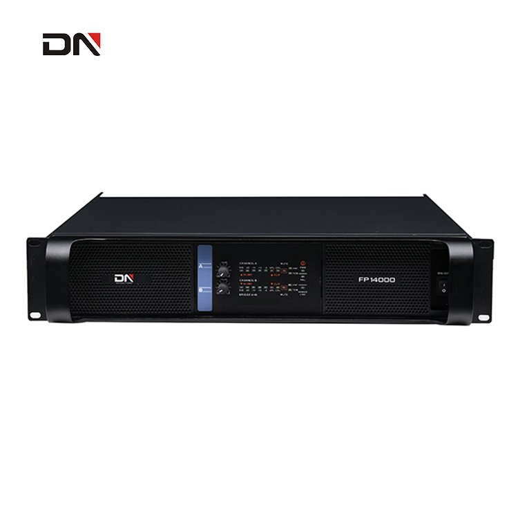 2x2400W high power 4-channel stereo power amplifier professional stage sound power amplifier equipment