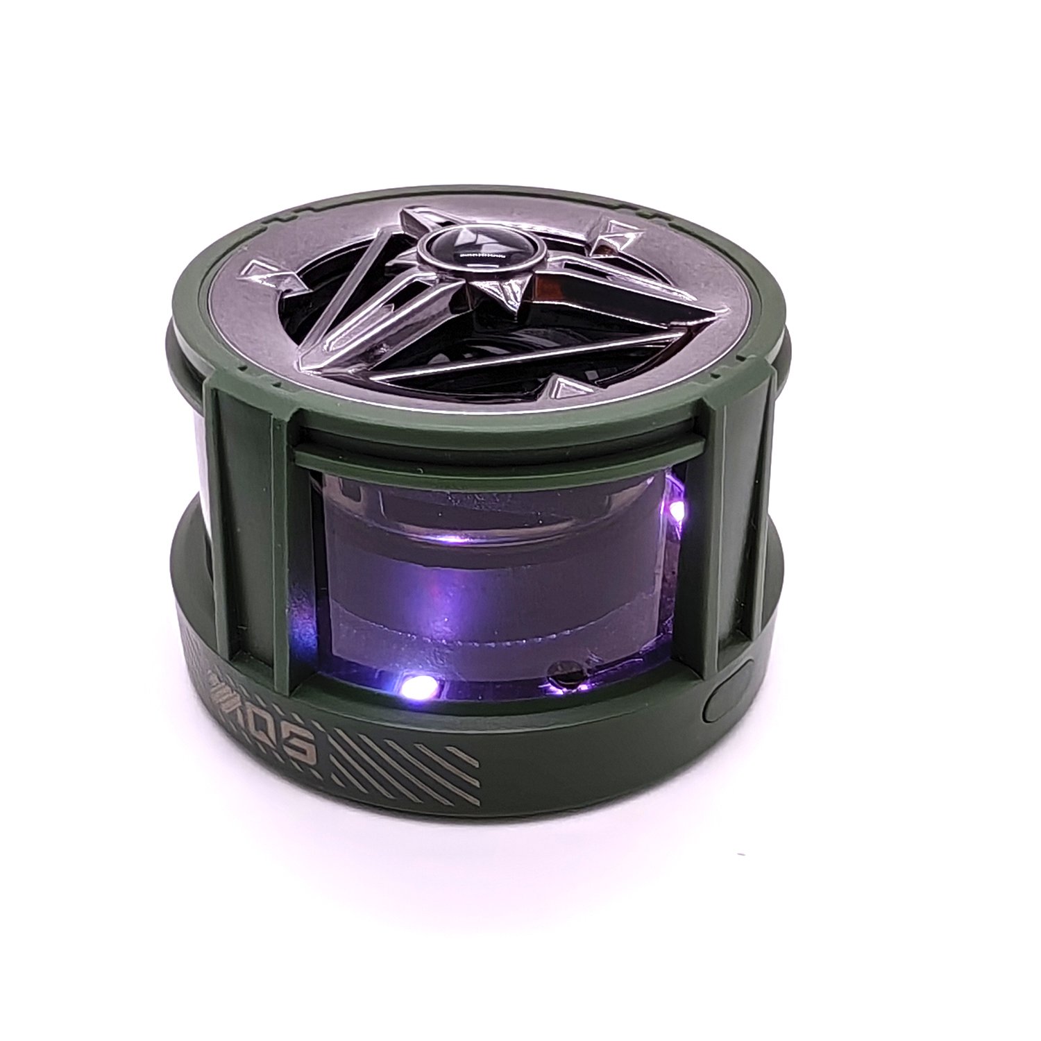 M-Q5 RGB LED light metal BT wireless mini portable speakers with stereo woofer high quality sound music system home speakers