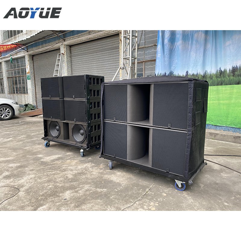 High quality KA28 dual 18 inch subwoofer speaker audio system sound