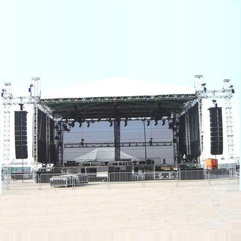 Concert Tfr Aluminum Portable Global Stage Frame Truss With Roof Dj Booth Display System Lights Event Stage Truss