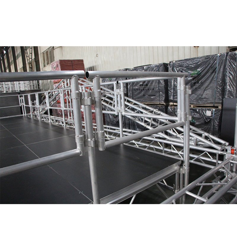 Concert Tfr Aluminum Portable Global Stage Frame Truss With Roof Dj Booth Display System Lights Event Stage Truss